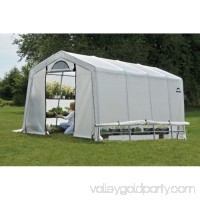 GrowIt Greenhouse-In-A-Box Easy Flow Greenhouse Peak-Style, 10' x 20' x 8'   554795859